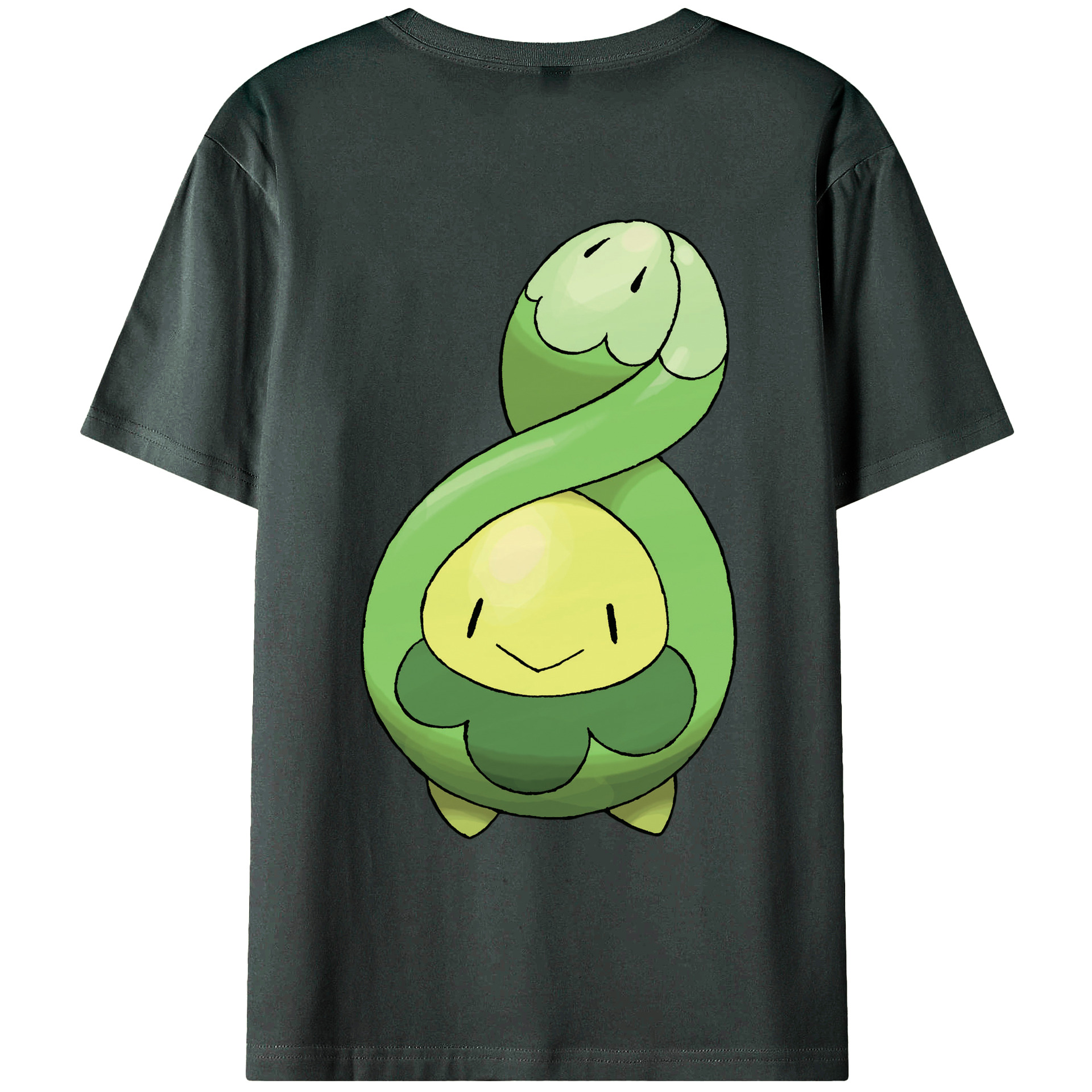 （画像用） ポケットモンスター Pokémon 綿100％ メンズ半袖Tシャツ（バックプリント） 通気性